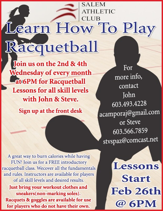 Learn to Play Racquetball